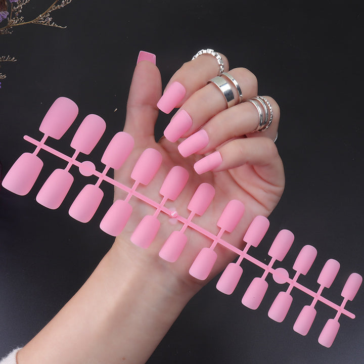 Matte Finish Press-On Nail Set Bowlift