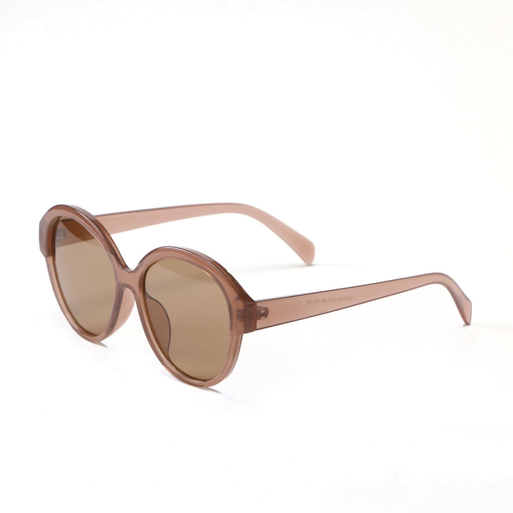 Women's round fashionable sunglasses with striking leopard pattern Bowlift