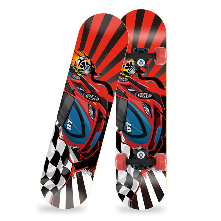 Cartoon-Inspired Mini Skateboard Bowlift