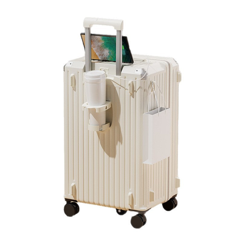 Smart Tech-Integrated Travel Suitcase Bowlift