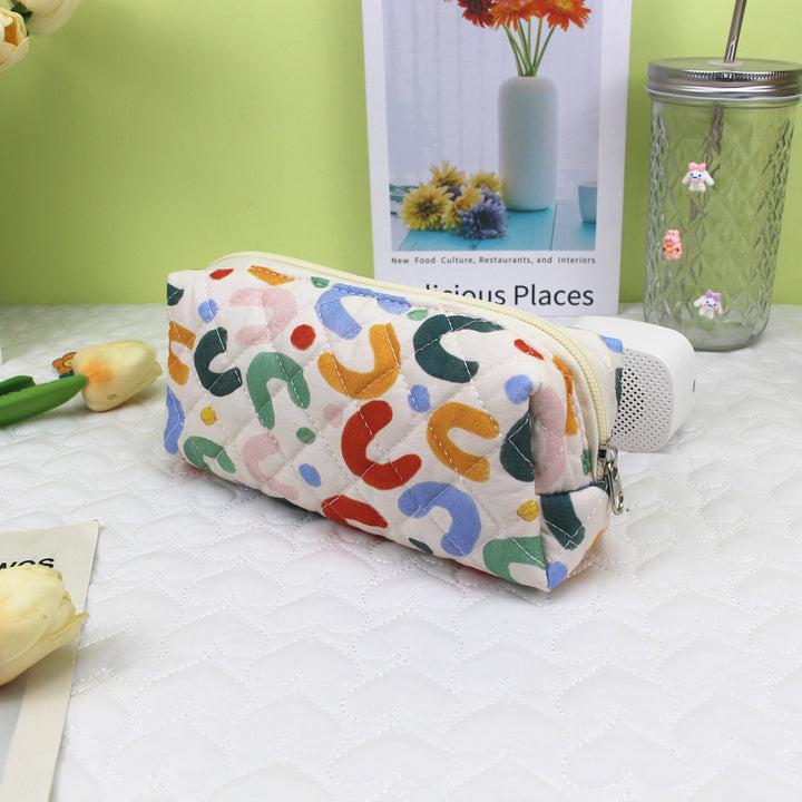 Quilted Zip Pencil Case Bowlift