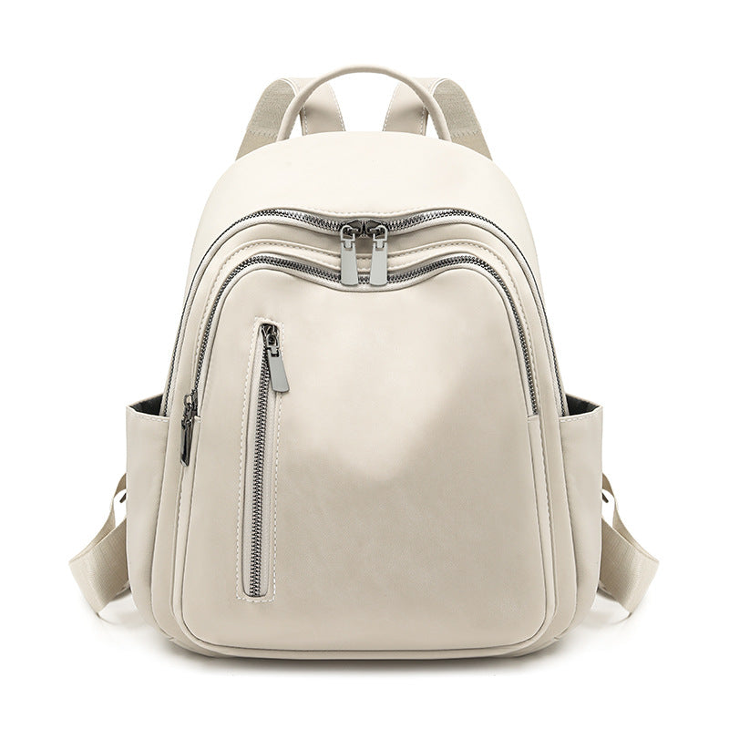 Stylish Leather Backpack Bowlift