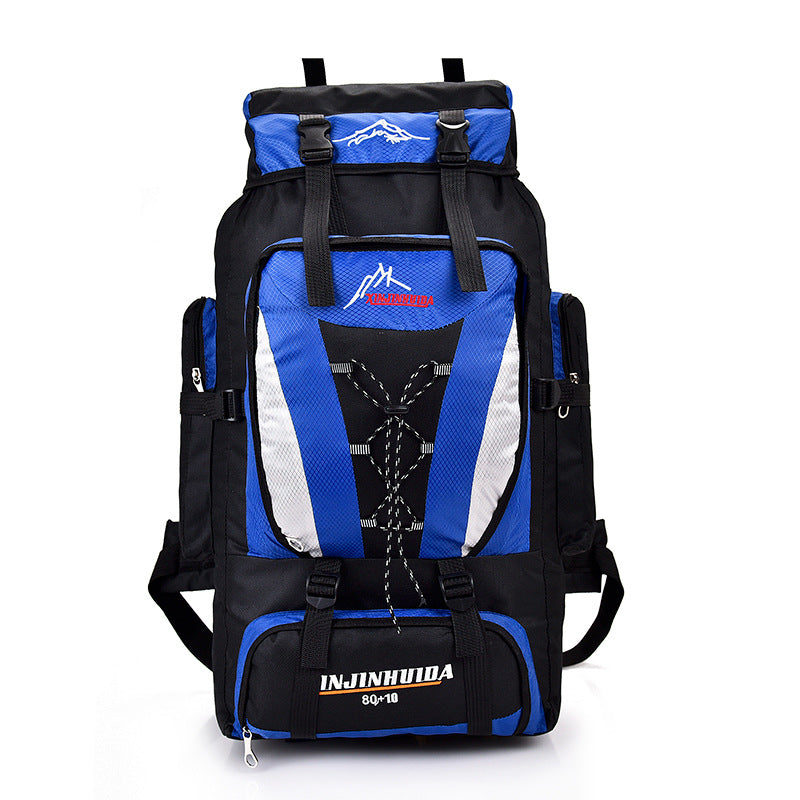 Unisex large trekking backpack with volume expansion and ergonomic carrying system Bowlift