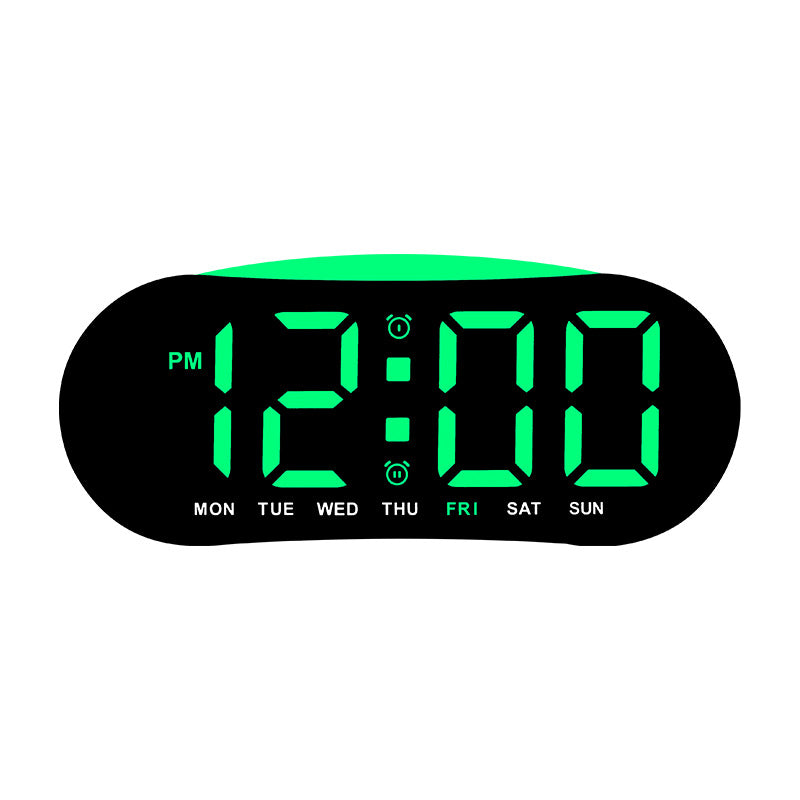 Digital alarm clock with large LED display Bowlift