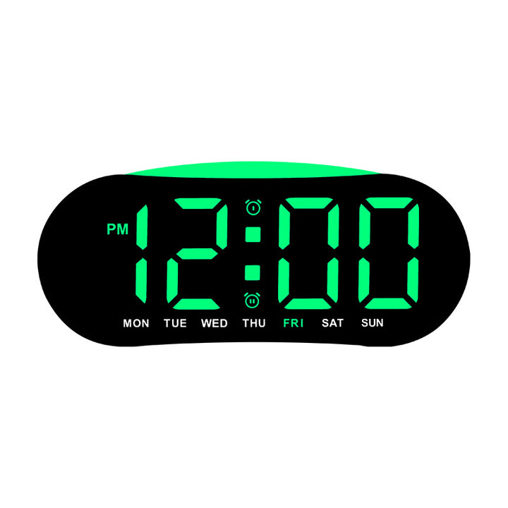 Digital alarm clock with large LED display Bowlift
