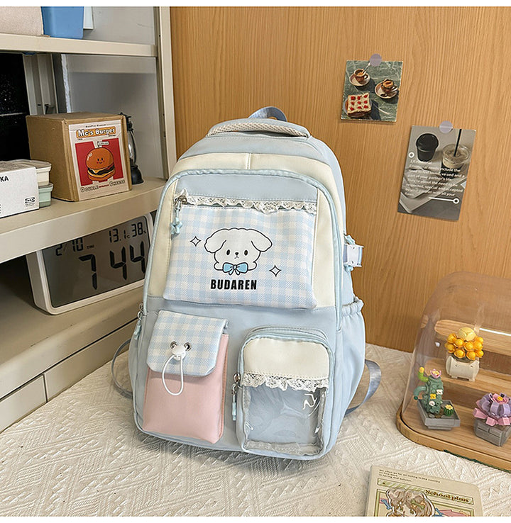 Playful Illustrated Backpack Bowlift