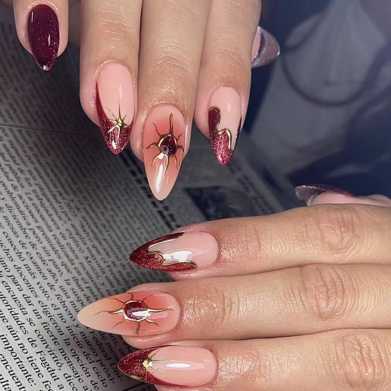 Elegant Pointed Nail Art Extensions Bowlift