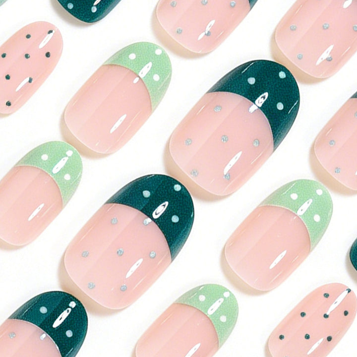 Playful Polka Dot Nail Wraps Bowlift