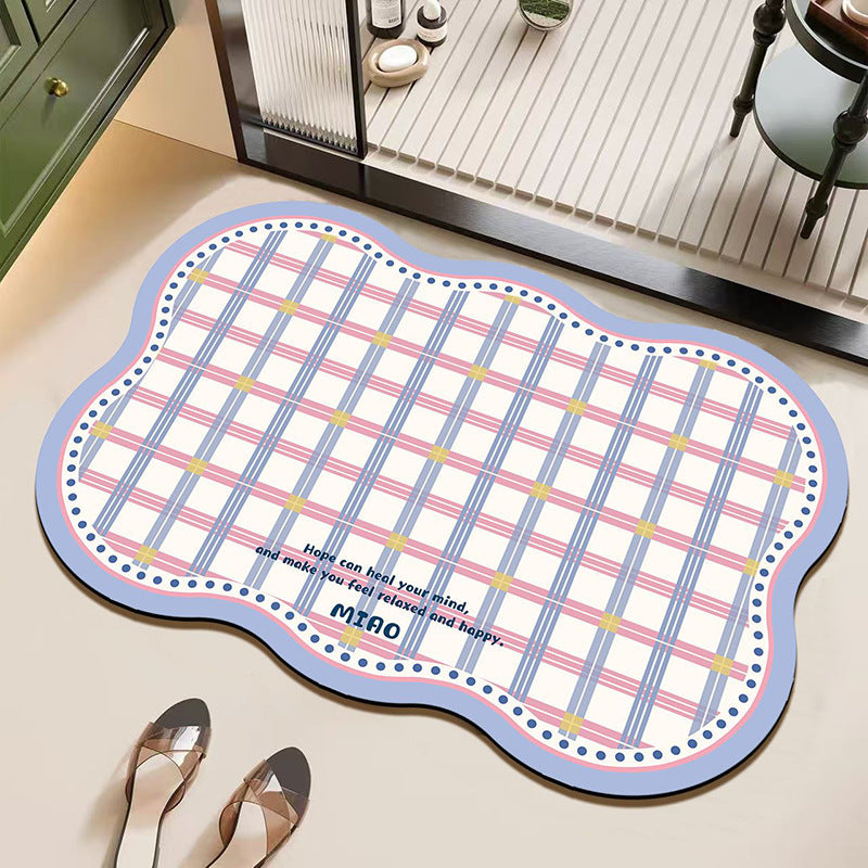 Cute Plush Bathroom Mat