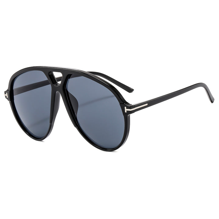 Oversized Aviator-Style Sunglasses Bowlift