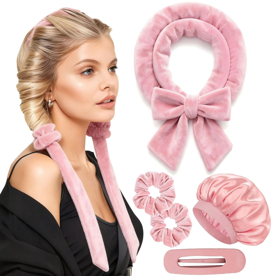 Heatless Satin Hair Curling Set