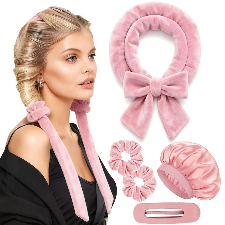 Heatless Satin Hair Curling Set