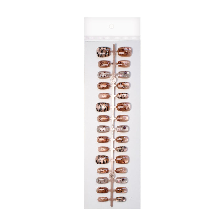 Playful Animal Print Press-On Nail Set Bowlift