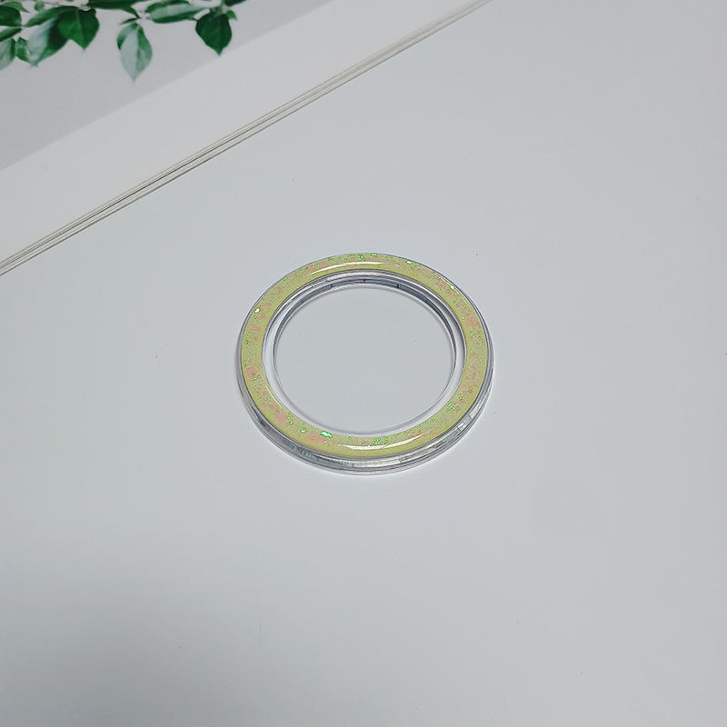 Decorative Transparent Compact Mirror Bowlift