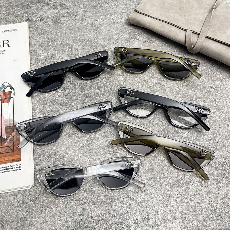 Women's Cat-Eye Sunglasses with UV Protection and Durable Frame Bowlift