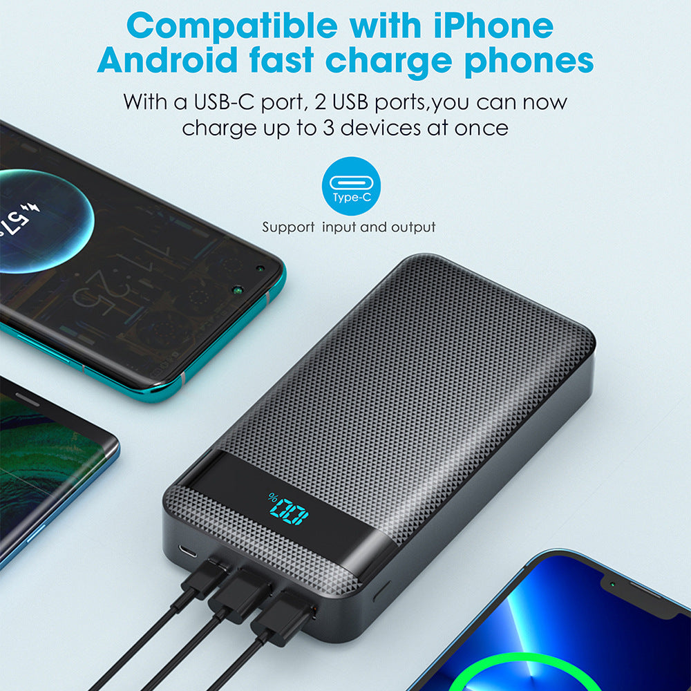 High-performance power bank with digital display and fast charging function Bowlift