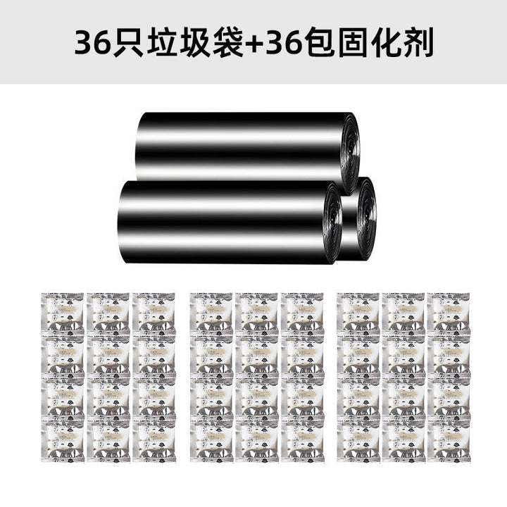 Practical Trash Bag Set With Compaction Agent Bowlift