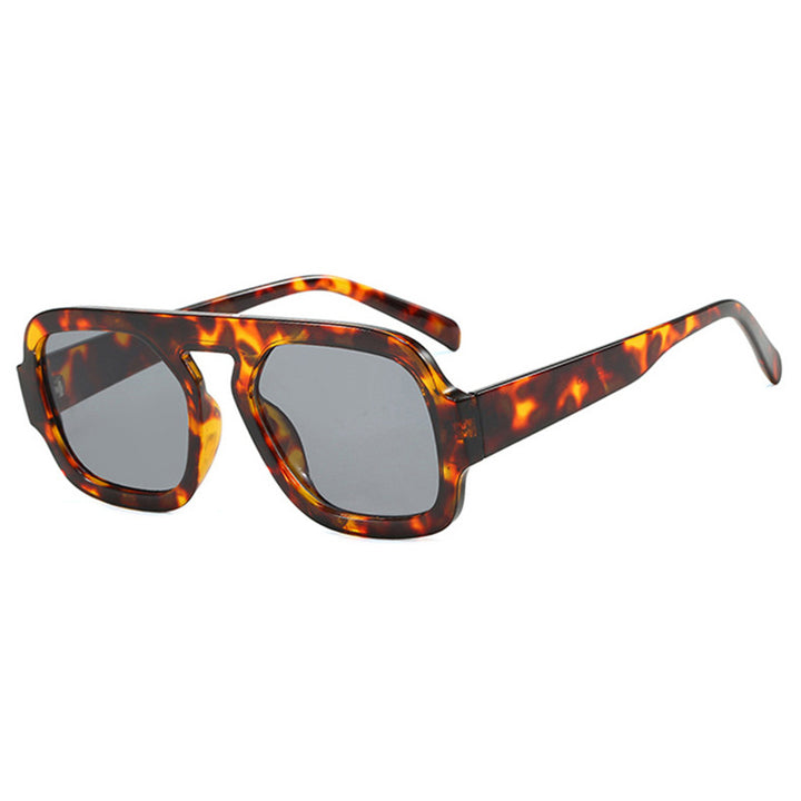 Ladies stylish square sunglasses with wide frame and UV protection Bowlift
