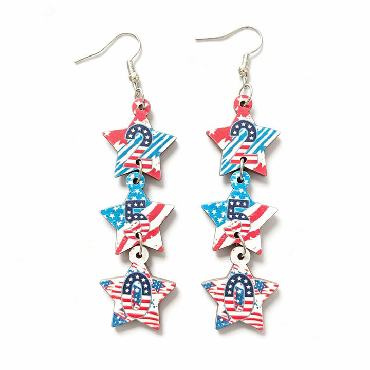 Women take statement earrings with cowboy hat heart and bow pendant Bowlift