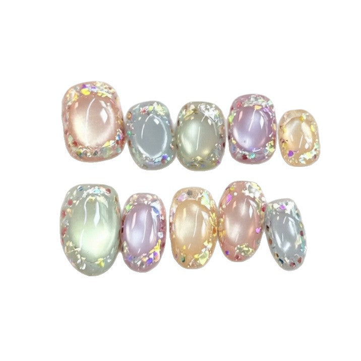Glossy Artificial Nails Bowlift
