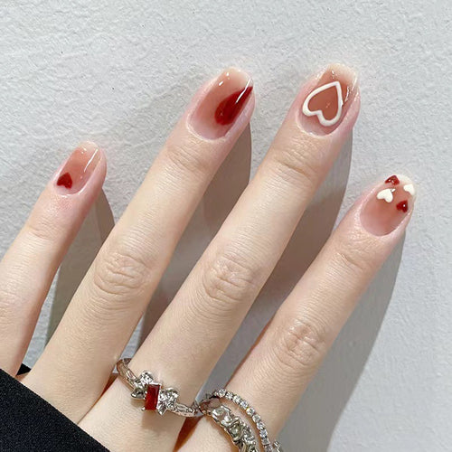Creative Heart Nail Art Bowlift