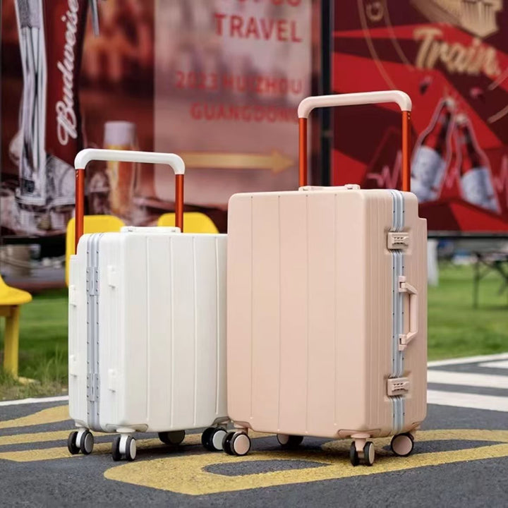Unisex Lightweight Telescopic Handle Travel Suitcase Bowlift