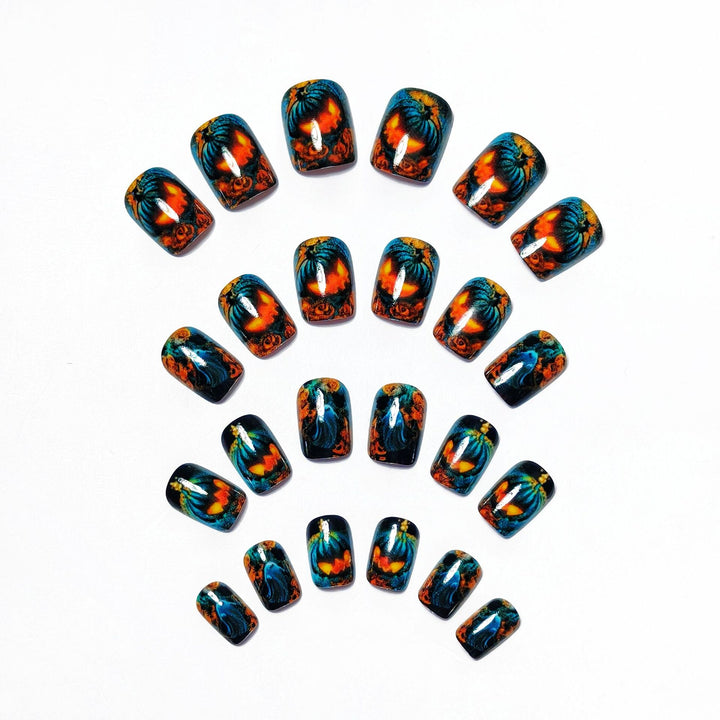 Artificial nails with Halloween design Bowlift