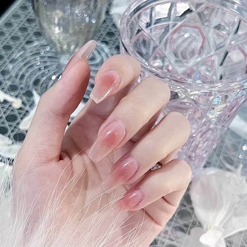 Acrylic nail set with elegant ombre effect Bowlift