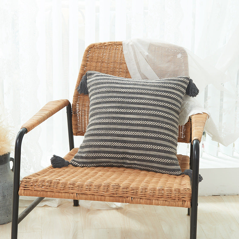 Decorative Tassel Throw Pillow