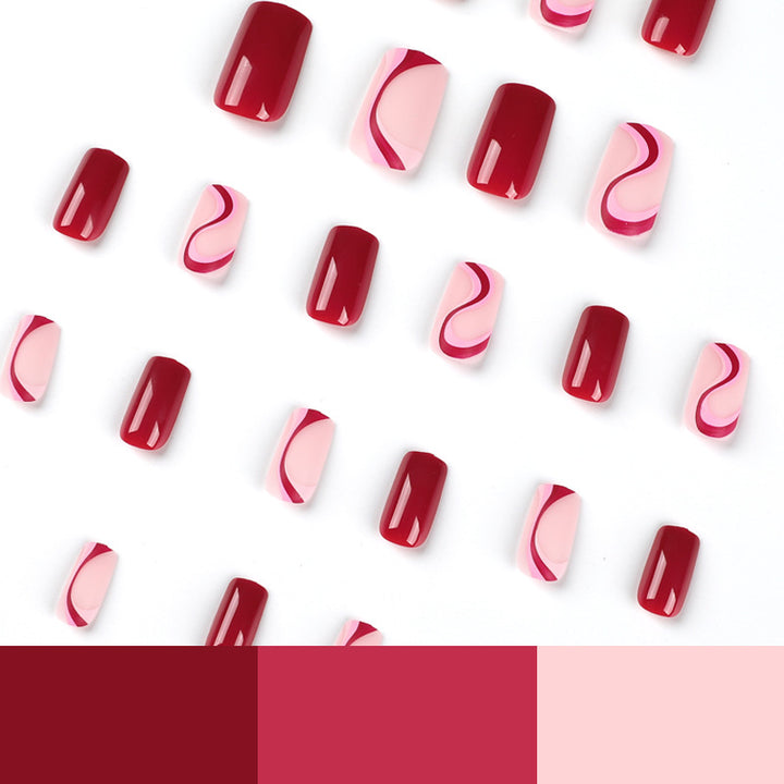 Artistic acrylic nails with elegant color gradients and glitter Bowlift