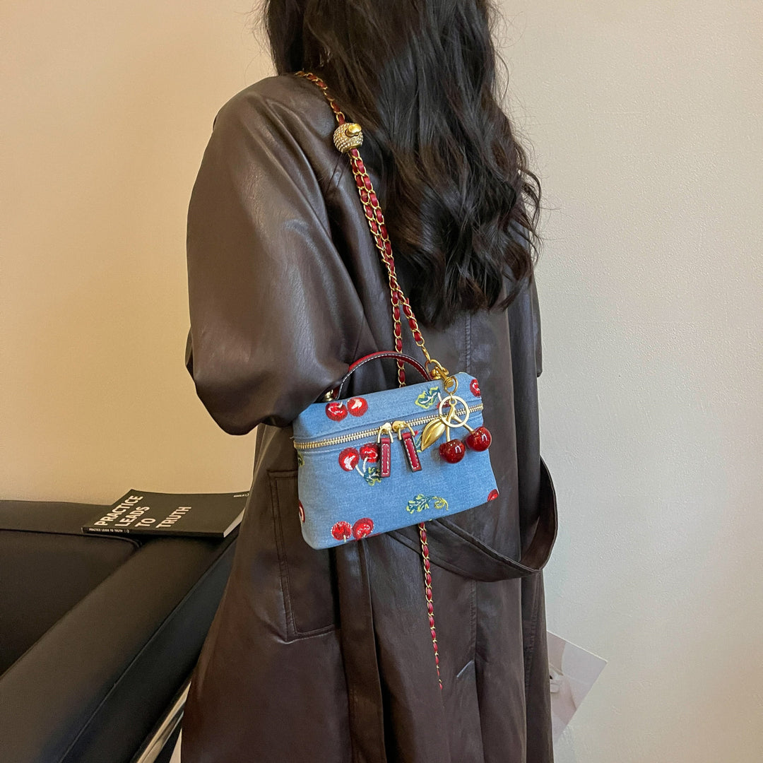 Embroidered Crossbody Bag Bowlift