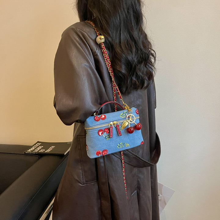 Embroidered Crossbody Bag Bowlift