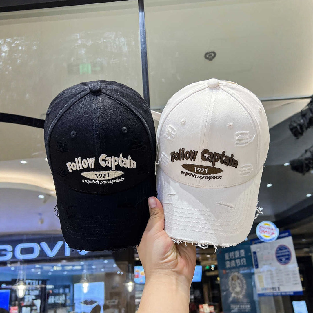 Men's Casual Distressed Baseball Cap Bowlift