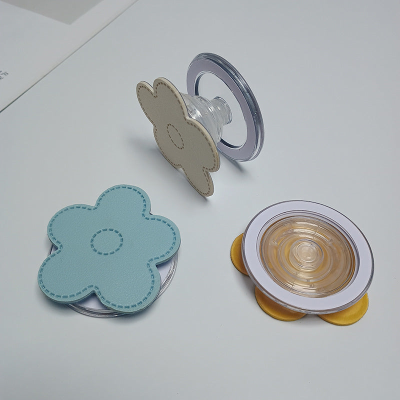 Decorative Flower Compact Mirror Bowlift