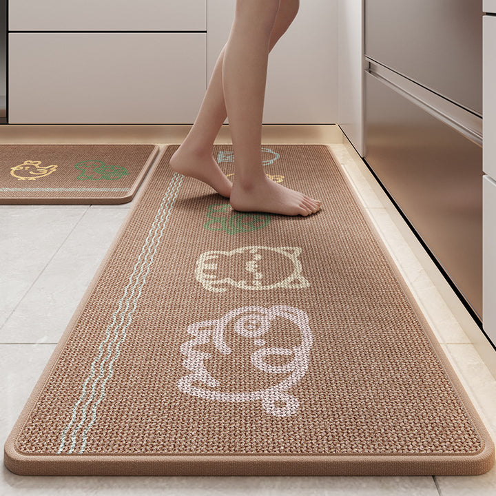 Fun Dog-Themed Kitchen Comfort Mat Bowlift