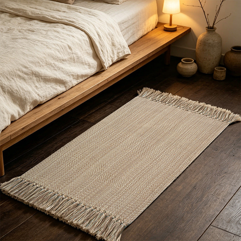 Braided Fringe Area Rug