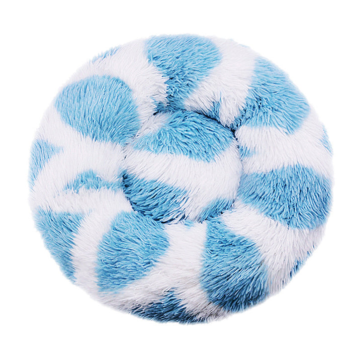 Round Plush  Nest  Dog Bed