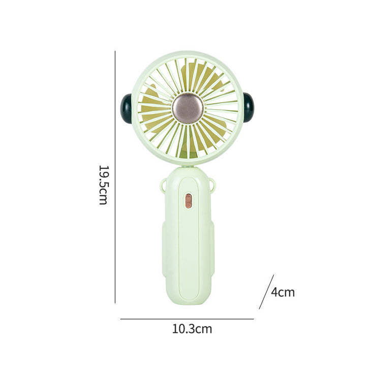 Cute Character Portable Handheld Fan Bowlift