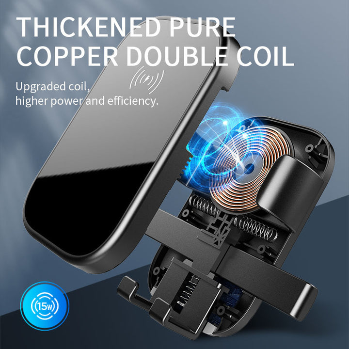 Unisex wireless smartphone car holder Bowlift