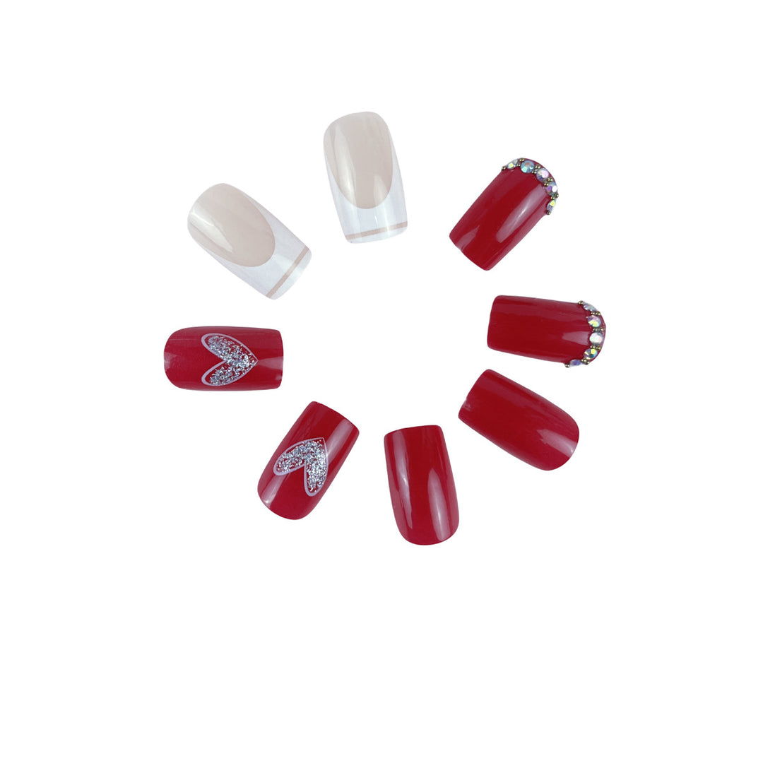 Decorative Heart Nail Art Bowlift