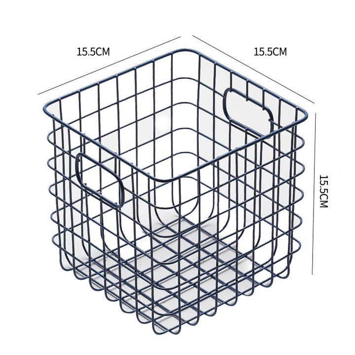 Unisex Wire Storage Basket with Ergonomic Handles Bowlift