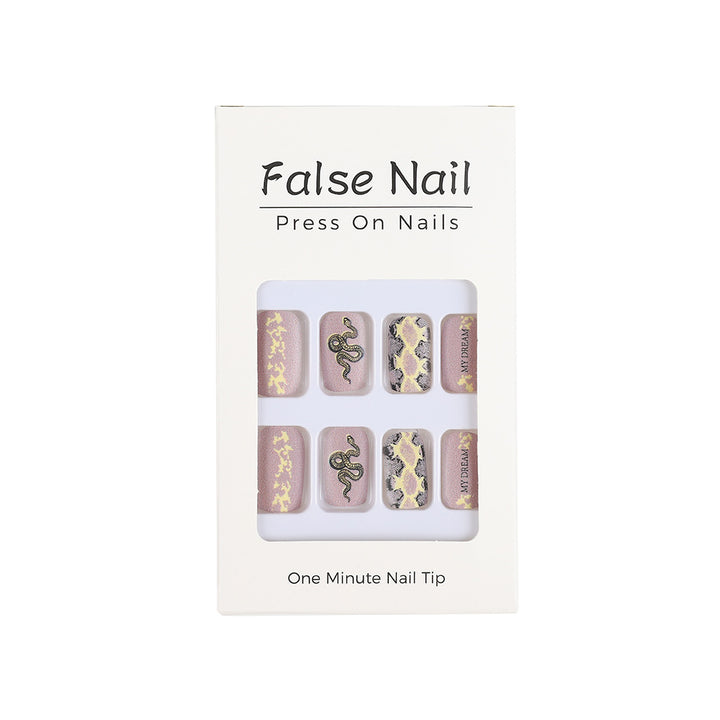 Creative Nail Art with Snake Design Bowlift