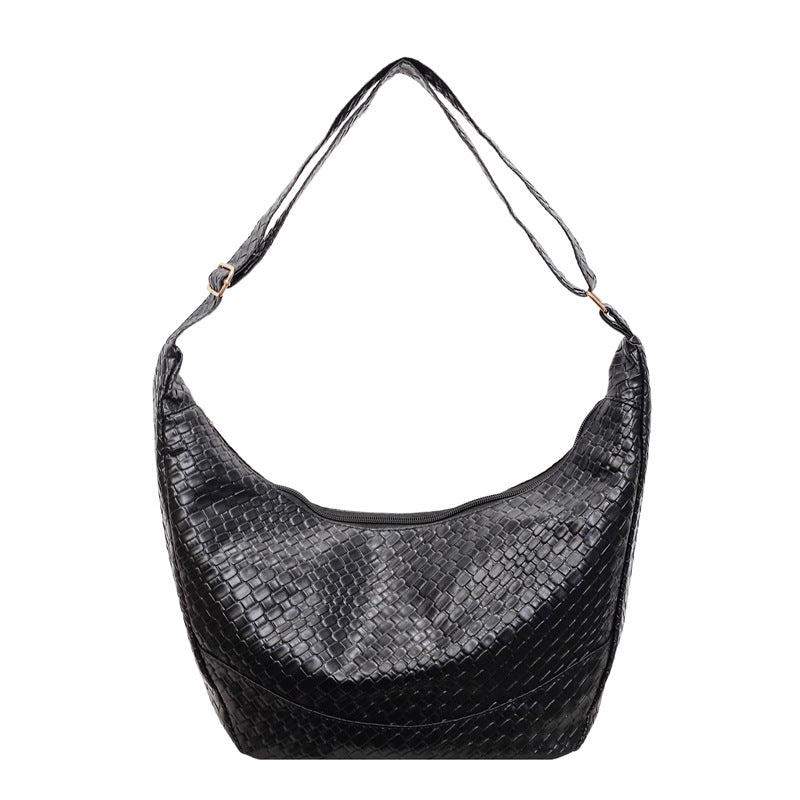WoWoven Textured Hobo Handbag Bowlift