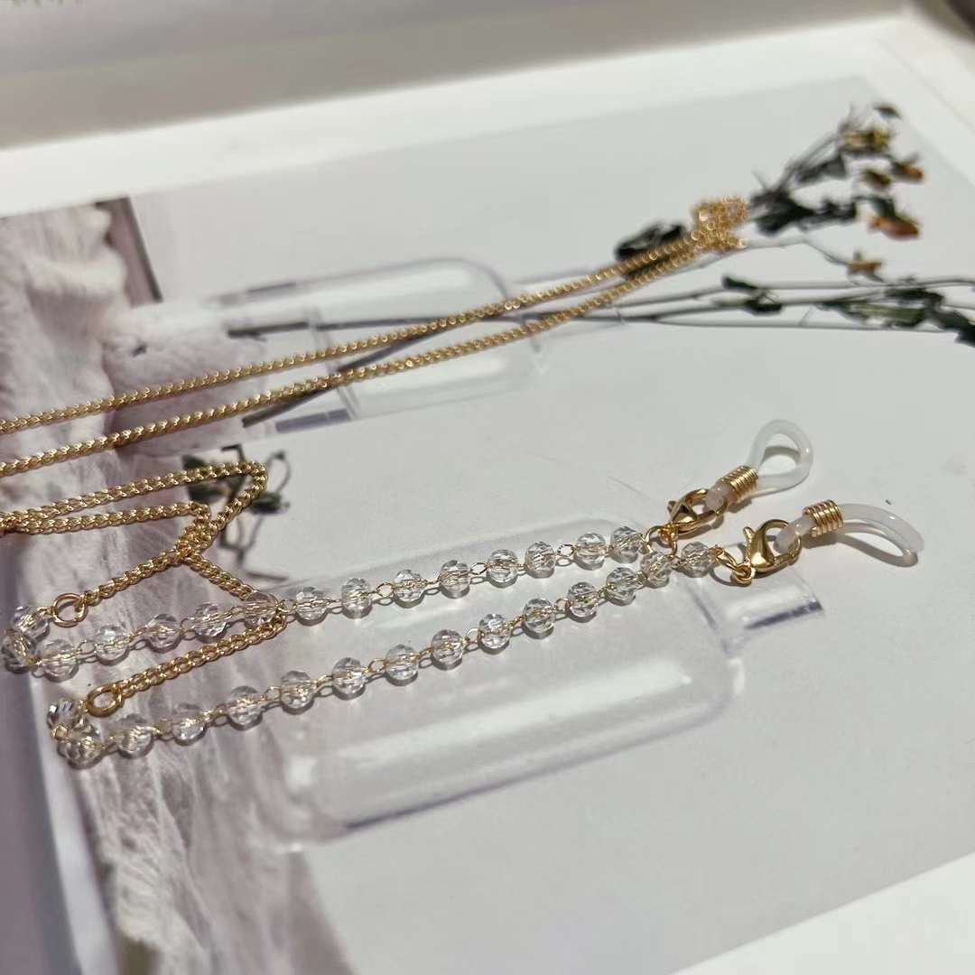Chic Multi-Strand Beaded Eyewear Chain Bowlift