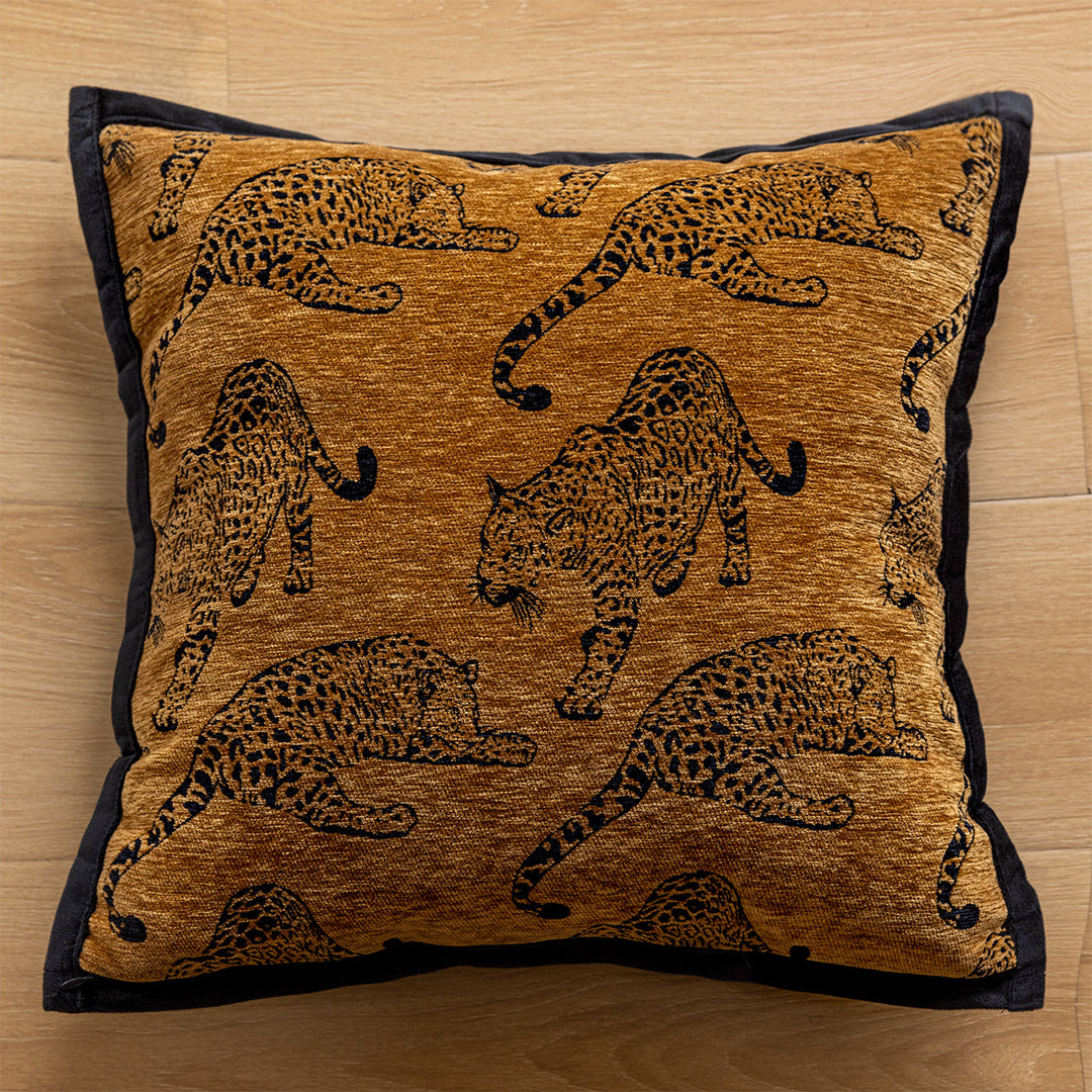 Luxurious faux fur decorative pillow