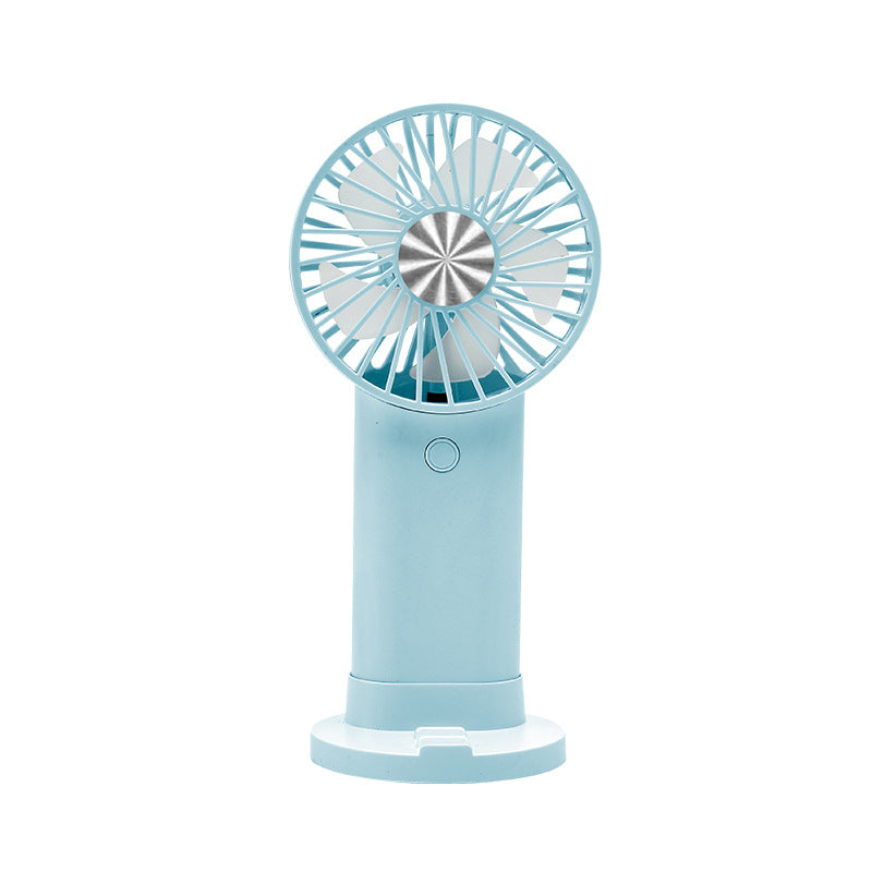 Unisex Portable Hand Fan with Rechargeable Battery and USB Port Bowlift