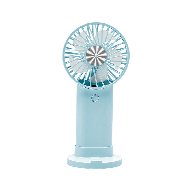 Unisex Portable Hand Fan with Rechargeable Battery and USB Port Bowlift