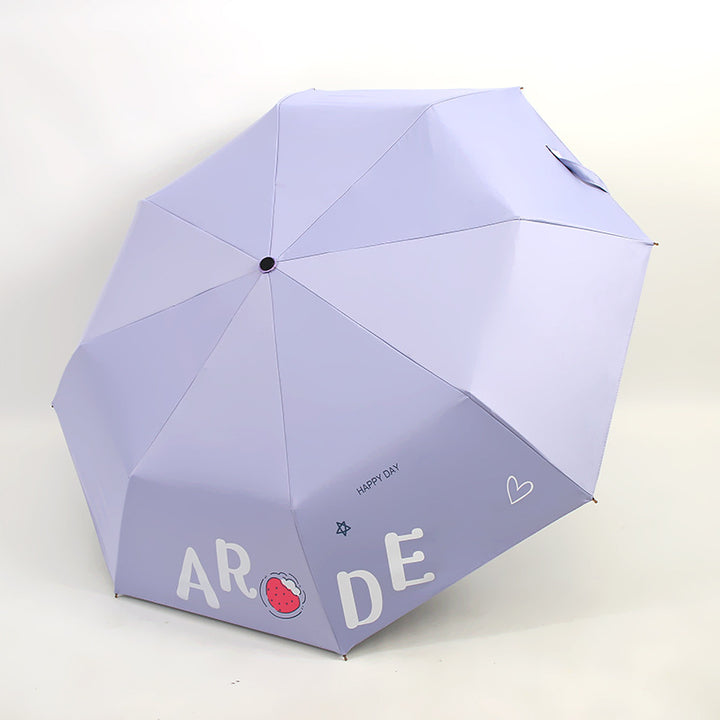 Women's Foldable Umbrella with Cheerful Design Bowlift