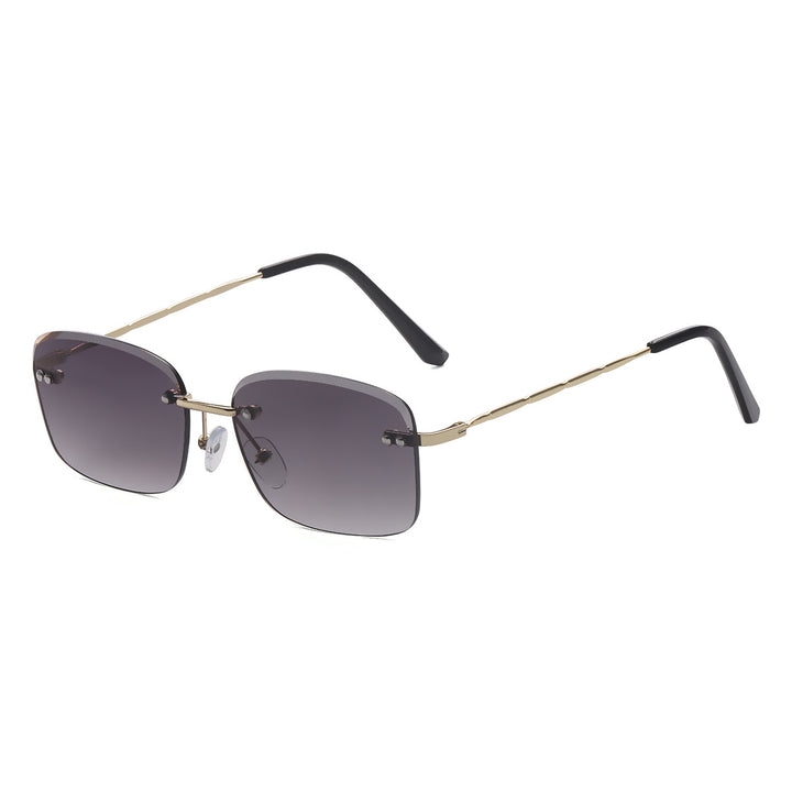 Women's square sunglasses with polarized lenses and elegant metal frame Bowlift