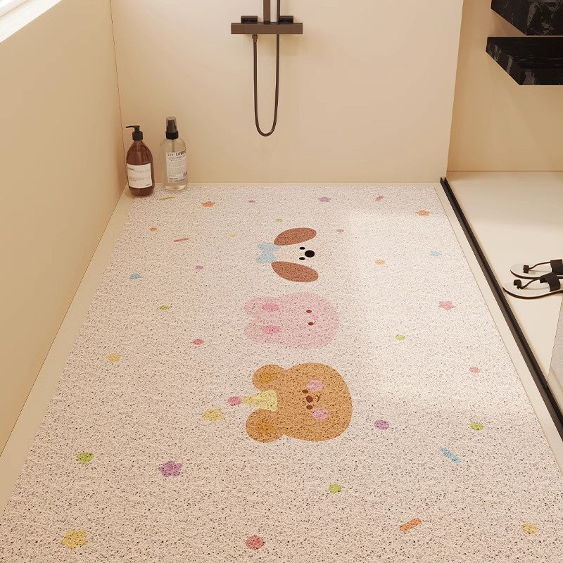 Playful Animal Themed Memory Foam Mat Bowlift